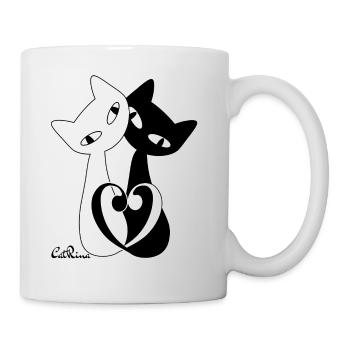 Catrina in Love - Mug blanc - blanc - Droite