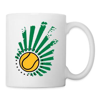 Design de tennis (Stars) - Mug blanc - blanc - Droite