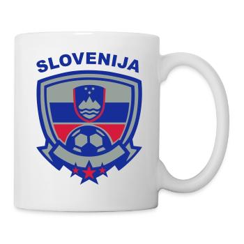 Fußball Emblem (Slovenija) - Tasse - Weiß - Rechts