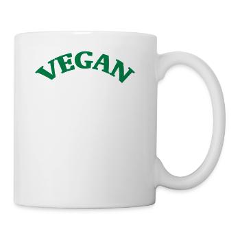 Athlete Vegan Vegan Vegetarier Veggie Geschenk - Tasse - Weiß - Rechts