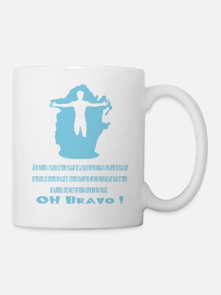 Beckett Oh Bravo ! - Mug blanc - blanc