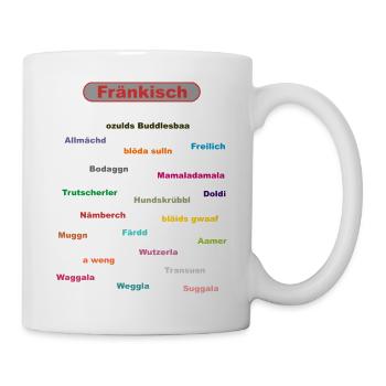franken rs - Tasse - Weiß - Rechts