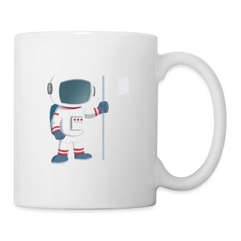 Astronaut - Tasse - Weiß - Rechts