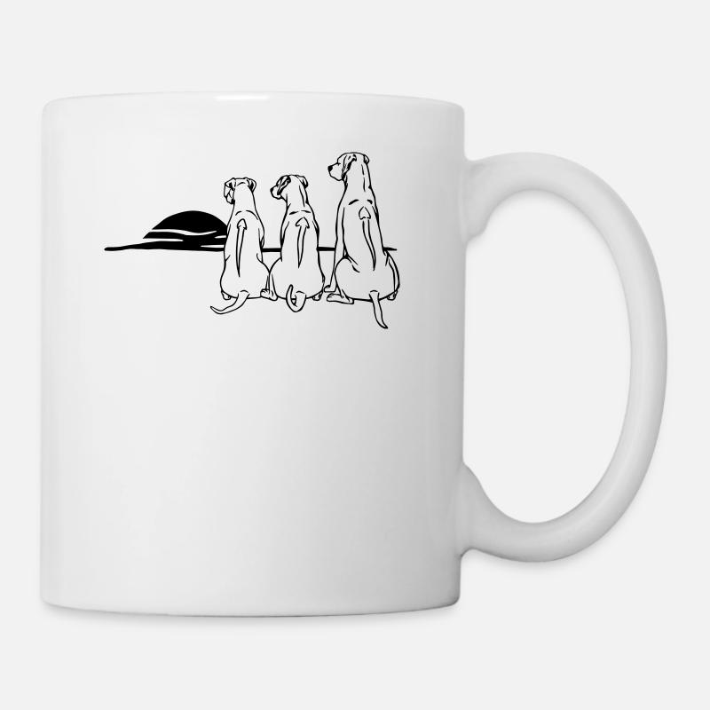 3 Ridgeback - Mug blanc - blanc