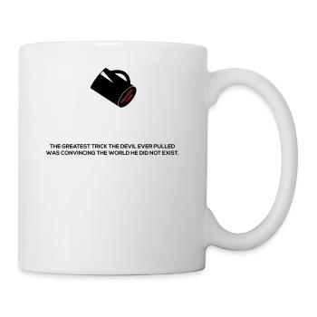 Le plus grand tour du diable! Les suspects habituels - Mug blanc - blanc - Droite