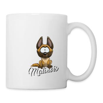 Je Suis Malinois - blanc FR - Mug blanc - blanc - Droite