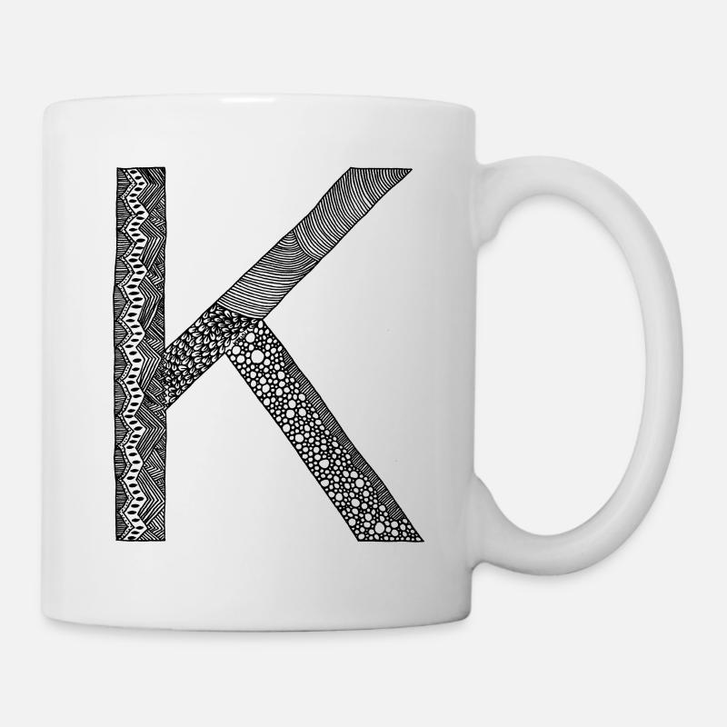 K - Tasse - Weiß
