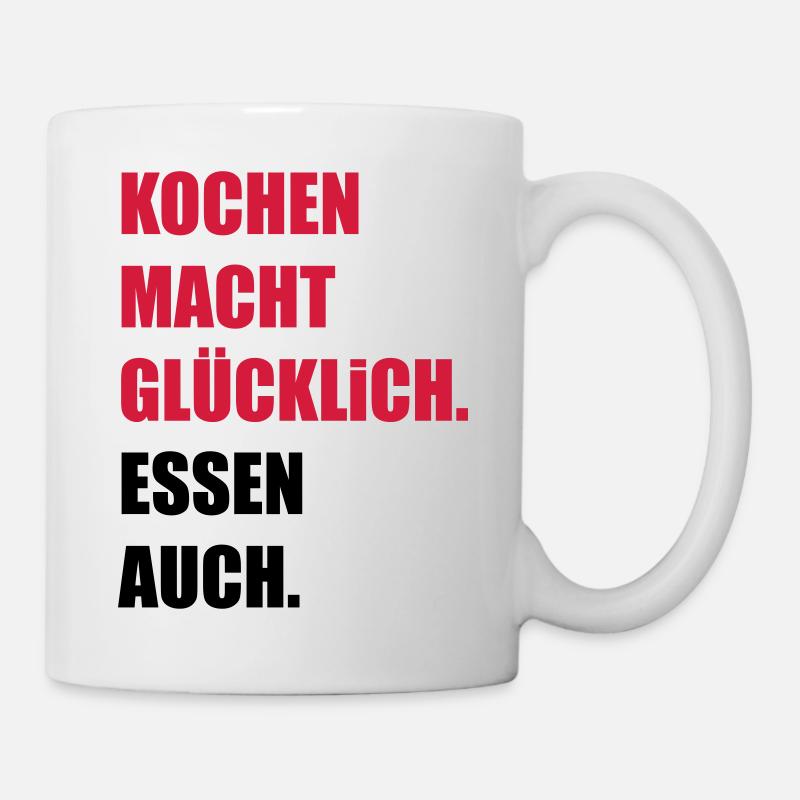 kochen - Tasse - Weiß