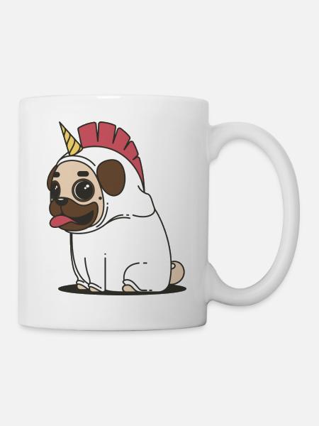 Bubble: the unicorn dog - Mug - white
