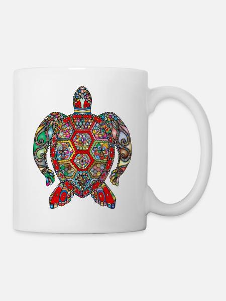 tortues marines animaux d'animaux des tortues marines - Mug blanc - blanc
