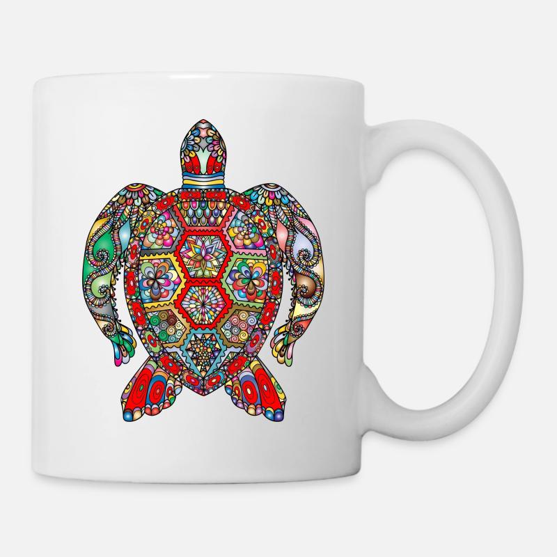 Hindi sea turtle - Mug - white