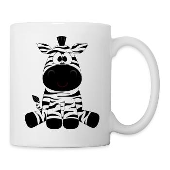 Zebo the funny zebra - Mug - white - Right
