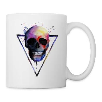 Skull and death - Mug - white - Right