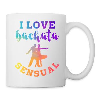 luv bachata - Mug blanc - blanc - Droite