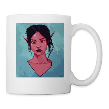 Portrait of a lady - Mug - white - Right