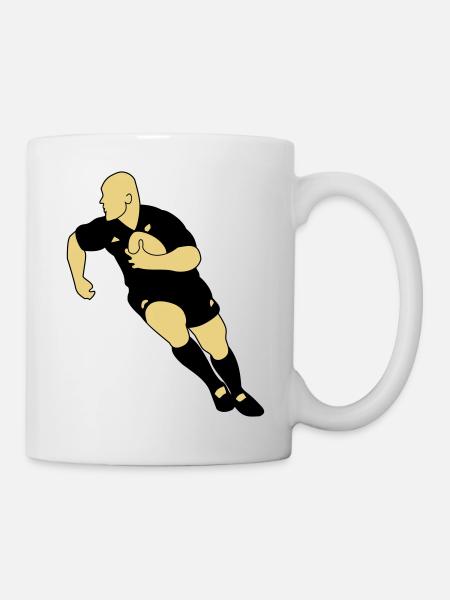rugby - Mug blanc - blanc