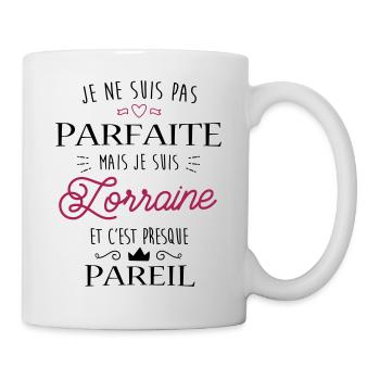 Lorraine Parfaite - Mug blanc - blanc - Droite