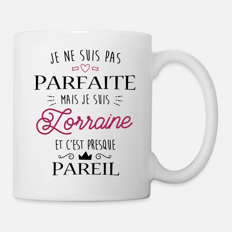 Lorraine Parfaite - Mug blanc - blanc