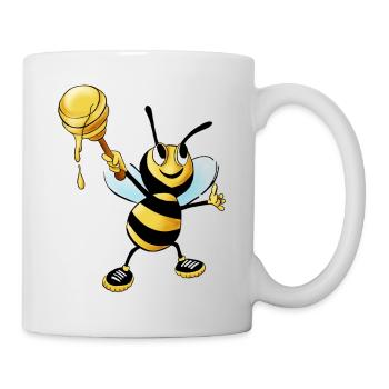 Biene - Tasse - Weiß - Rechts