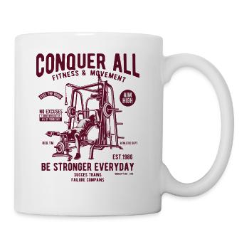 Power Mode Fitness Lifestyle Sport carrossiers Gym - Mug blanc - blanc - Droite
