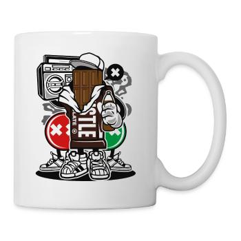 CHOCOLAT STREET - cadeau de bande dessinée comique drôle - Mug blanc - blanc - Droite