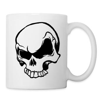 Skull - Mug - white - Right