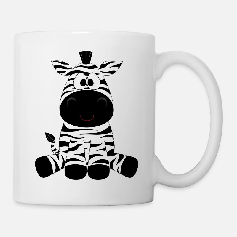 Süßes Zebra-Motiv! - Tasse - Weiß