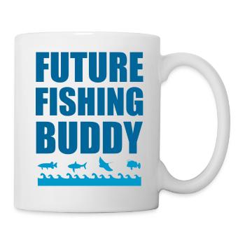 future fishing buddy - Mug blanc - blanc - Droite