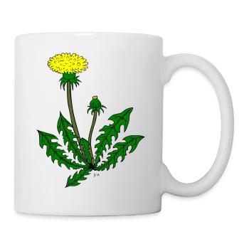 Löwenzahn Pusteblume - Tasse - Weiß - Rechts