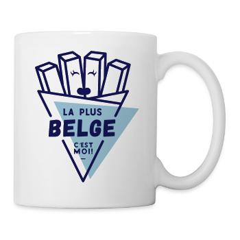 La+Belge - Mug blanc - blanc - Droite