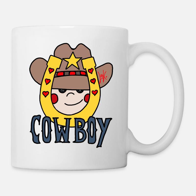 cow-boy - Mug blanc - blanc