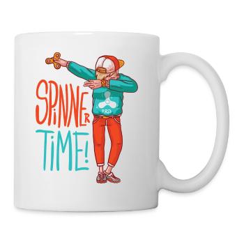 Spinner boy with cap makes the dub move - Mug - white - Right