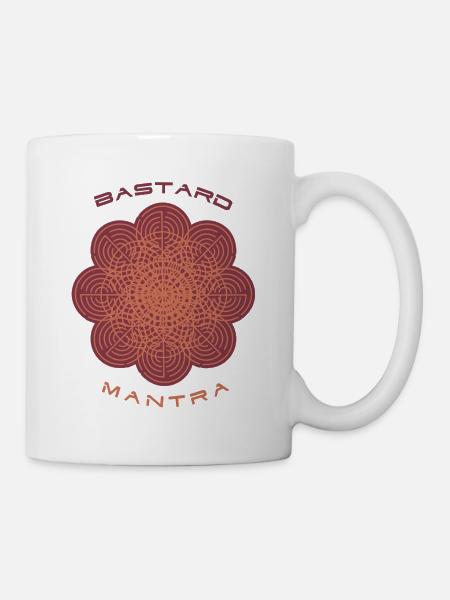 BASTARD MANTRA - Mug blanc - blanc