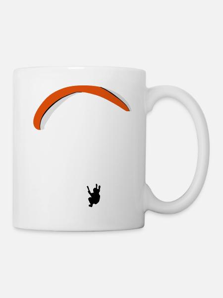 Paragleiter - Tasse - Weiß