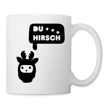 vous Hirsch - Mug blanc - blanc - Droite