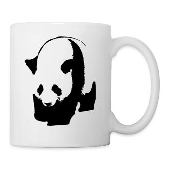 Panda - Tasse - Weiß - Rechts