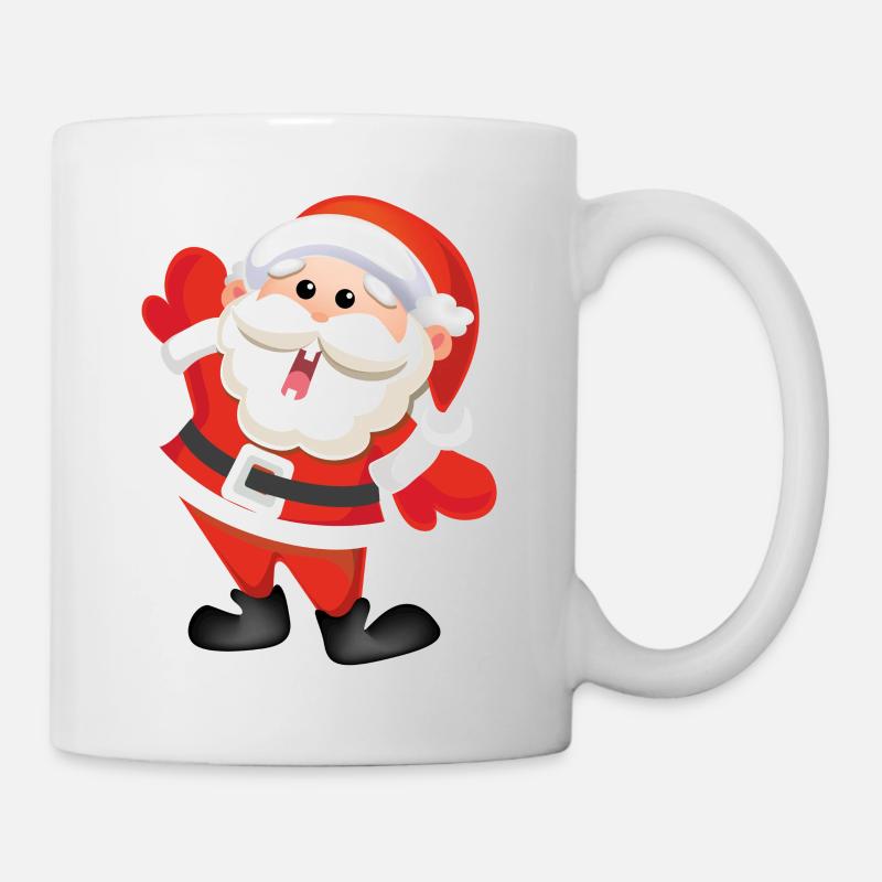 lustige Weihnachts - Tasse - Weiß