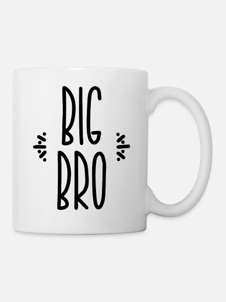 big bro - Tasse - Weiß