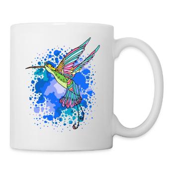 Kolibri - Tasse - Weiß - Rechts