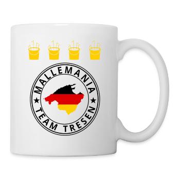Mallemania Team Tresen Logo - Tasse - Weiß - Rechts