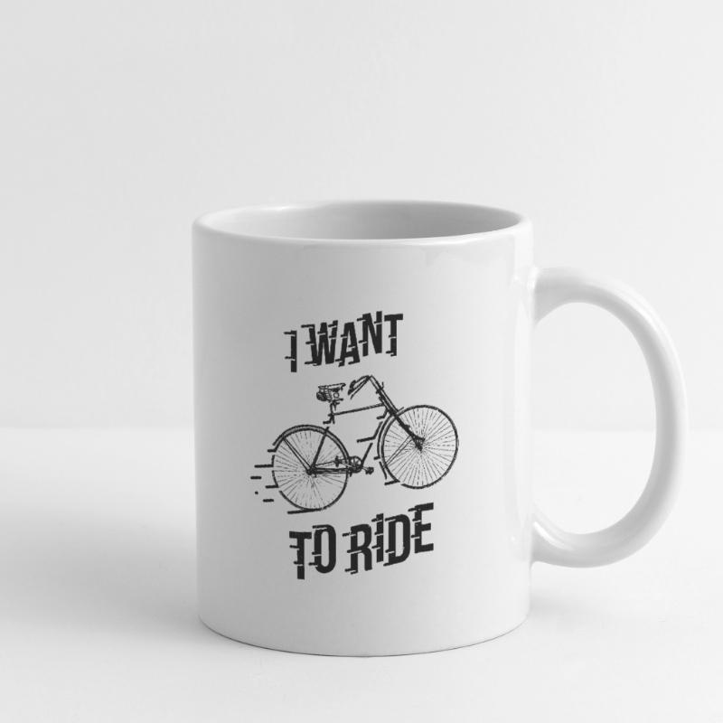 Vélo Bikes Hipster Conception créative de bicyclet Mug blanc