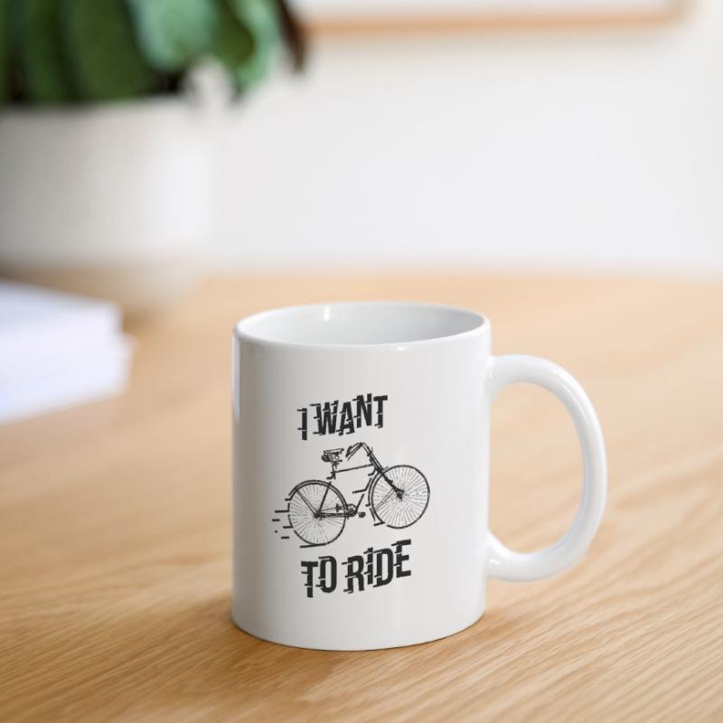 Vélo Bikes Hipster Conception créative de bicyclet Mug blanc