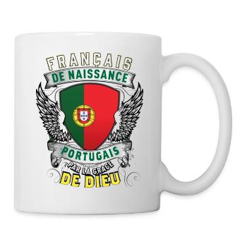 Portugais Grâce de Dieu - Mug blanc - blanc - Droite