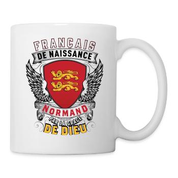 Normand Grâce de DIeu - Mug blanc - blanc - Droite
