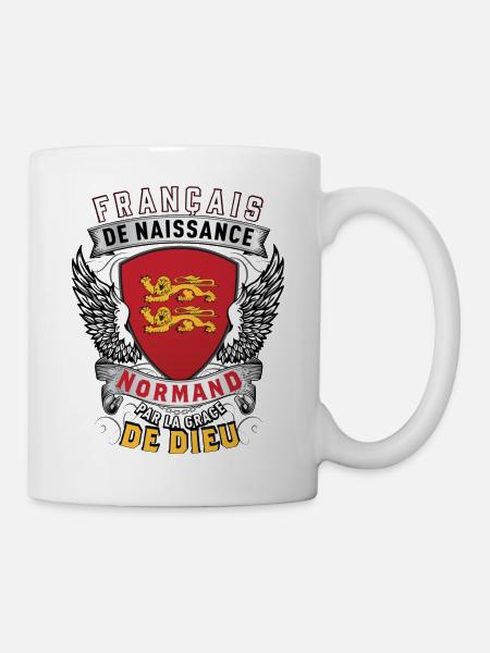 Normand Grâce de DIeu - Mug blanc - blanc