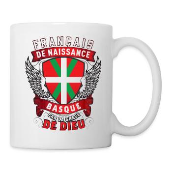 Basque Grâce de Dieu - Mug blanc - blanc - Droite