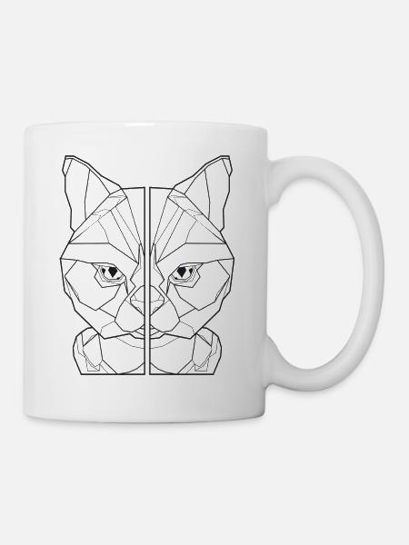 amant de chat, ami de chat, chemise de chat - Mug blanc - blanc
