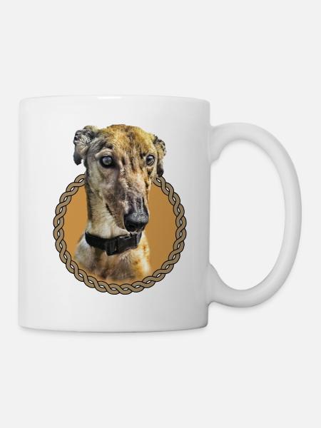 Greyhound 001 - Mug - white