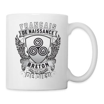 Breton grâce de Dieu - Mug blanc - blanc - Droite