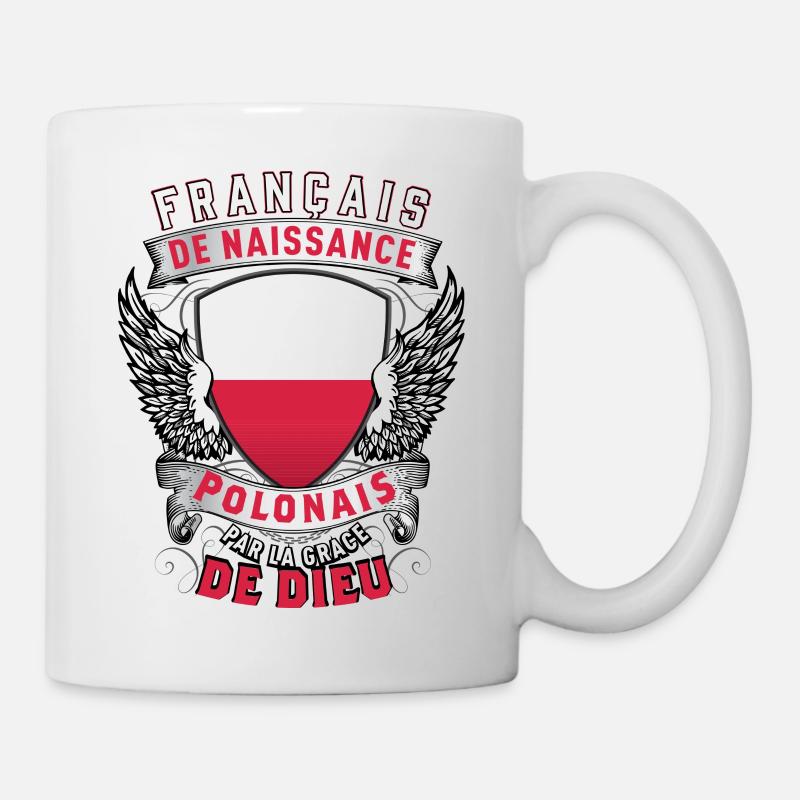Polonais Grâce de Dieu - Mug blanc - blanc